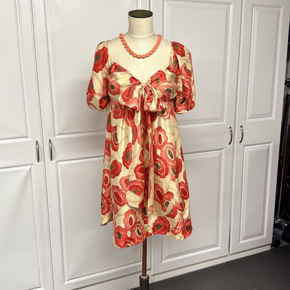 Dress by Rebecca Taylor Size 6 Gorgeous 100% Silk Shell and Lining